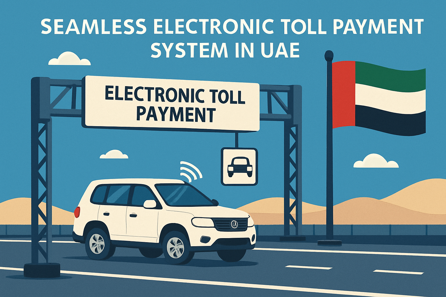 Seamless electronic toll payment system in UAE